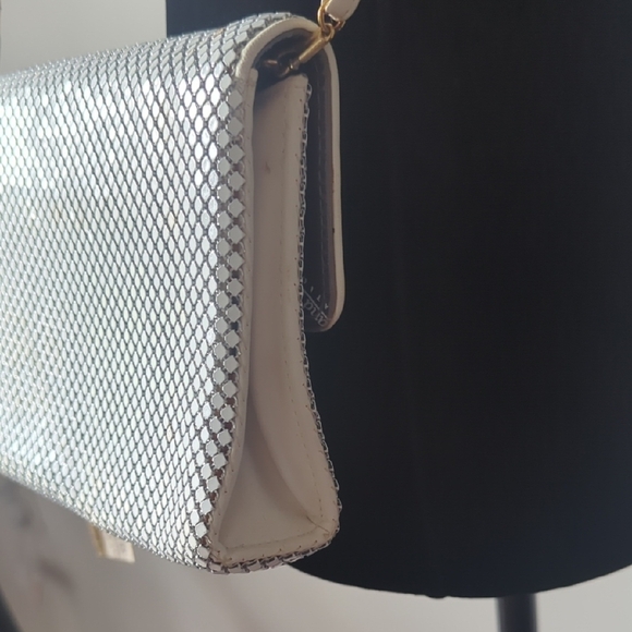 NWT Whiting & Davis Vintage Elegant White Women's Bag - Picture 8 of 8